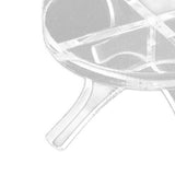 2Pcs Golf Ball Rack High Stability Strong Firmness Simple Baseball Display StandTransparent 2 Pieces