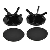 2Pcs Golf Ball Rack High Stability Strong Firmness Simple Baseball Display StandBlack 2 Pieces