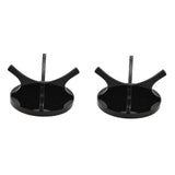 2Pcs Golf Ball Rack High Stability Strong Firmness Simple Baseball Display StandBlack 2 Pieces - Front View