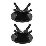 2Pcs Golf Ball Rack High Stability Strong Firmness Simple Baseball Display StandBlack 2 Pieces
