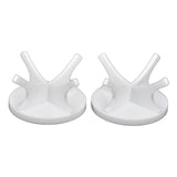 2Pcs Golf Ball Rack High Stability Strong Firmness Simple Baseball Display StandWhite 2 Pieces