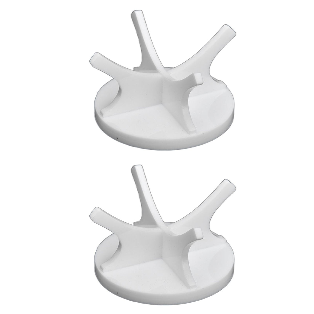 2Pcs Golf Ball Rack High Stability Strong Firmness Simple Baseball Display StandWhite 2 Pieces