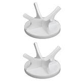 2Pcs Golf Ball Rack High Stability Strong Firmness Simple Baseball Display StandWhite 2 Pieces
