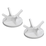 2Pcs Golf Ball Rack High Stability Strong Firmness Simple Baseball Display StandWhite 2 Pieces