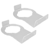 2Pcs Basketball Rack Acrylic Lightweight Small Stable Ball Wall Mount for Home Shop GymnasiumTransparent