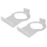 2Pcs Basketball Rack Acrylic Lightweight Small Stable Ball Wall Mount for Home Shop GymnasiumTransparent