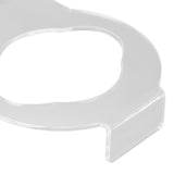 2Pcs Basketball Rack Acrylic Lightweight Small Stable Ball Wall Mount for Home Shop GymnasiumTransparent