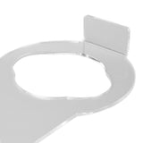 2Pcs Basketball Rack Acrylic Lightweight Small Stable Ball Wall Mount for Home Shop GymnasiumTransparent - Extra Image