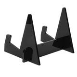 Acrylic Book Display Stand Book Holder Bookrack Bookshelf Office Bookcase for Kitchen HomeBlack