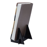 Acrylic Book Display Stand Book Holder Bookrack Bookshelf Office Bookcase for Kitchen HomeBlack - Extra Image