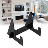 Acrylic Book Display Stand Book Holder Bookrack Bookshelf Office Bookcase for Kitchen HomeBlack