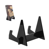 Acrylic Book Display Stand Book Holder Bookrack Bookshelf Office Bookcase for Kitchen HomeBlack - Extra Image