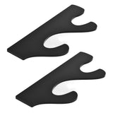 1 Pair Sword Stand Lightsaber Sword Hook Competition Sword Stand Display Stand Wall Mount Samurai Sword StandBlack - Extra Image