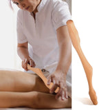 Wooden Scraping Stick Portable 2 Bevel Comfortable Non Slip Handle Gua Sha Massage Tool