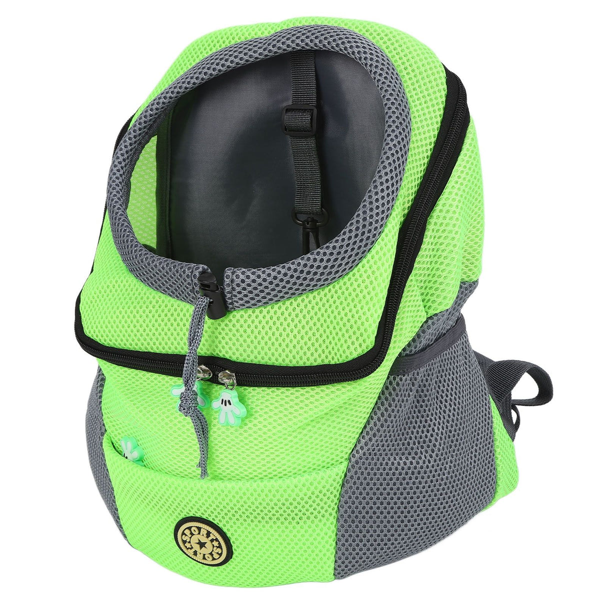 Pet Knapsack Ventilation Comfort Spacious Environmental Protection Nice Appearance Dog BackpackS Green