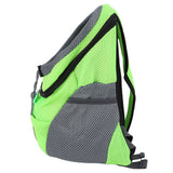 Pet Knapsack Ventilation Comfort Spacious Environmental Protection Nice Appearance Dog BackpackS Green - Side View