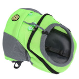 Pet Knapsack Ventilation Comfort Spacious Environmental Protection Nice Appearance Dog BackpackS Green