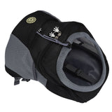 Pet Knapsack Ventilation Comfort Spacious Environmental Protection Nice Appearance Dog BackpackS Black - Top-Down View