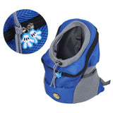 Pet Knapsack Ventilation Comfort Spacious Environmental Protection Nice Appearance Dog BackpackS Blue