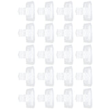 20Pcs Seamless Towel Rod Hook Curtain Rod Hook Fixing Clip for Home Party Gardening