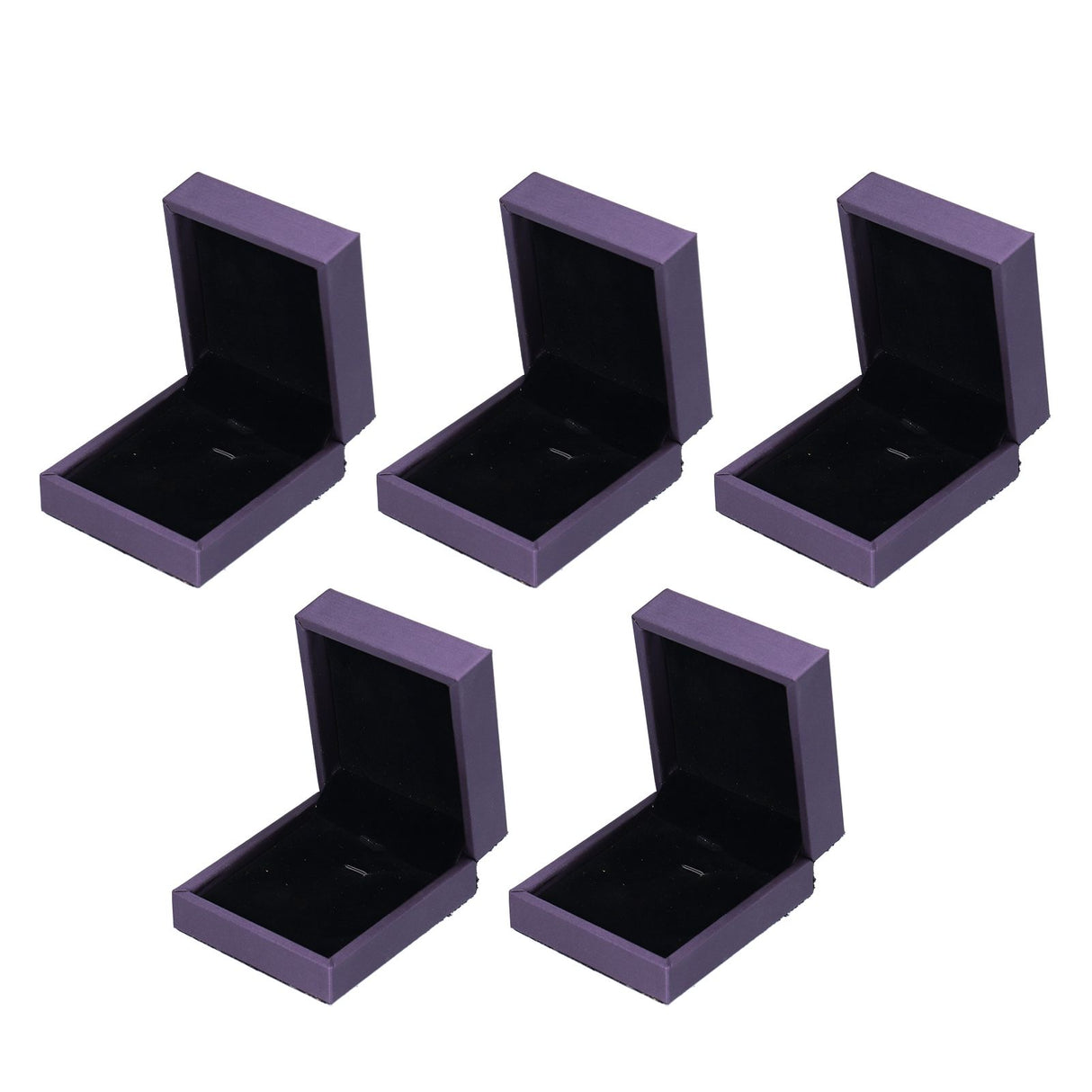 5Pcs Jewelry Packaging Box Exquisite Ear Ring Organizer Case for Home Jewellery Shop