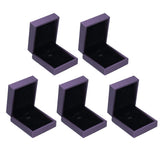5Pcs Jewelry Packaging Box Exquisite Ear Ring Organizer Case for Home Jewellery Shop