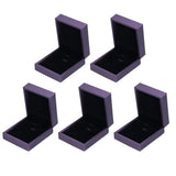 5Pcs Jewelry Packaging Box Exquisite Ear Ring Organizer Case for Home Jewellery Shop