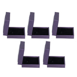 5Pcs Jewelry Packaging Box Exquisite Ear Ring Organizer Case for Home Jewellery Shop - 45-Degree Angle