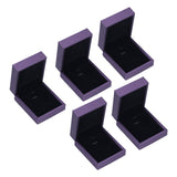 5Pcs Jewelry Packaging Box Exquisite Ear Ring Organizer Case for Home Jewellery Shop