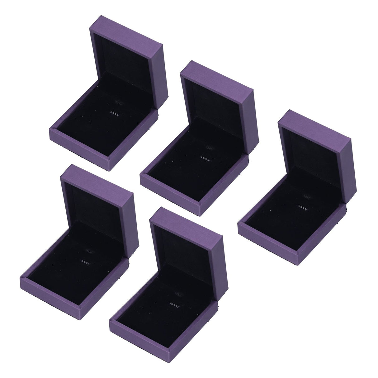 5Pcs Jewelry Packaging Box Exquisite Ear Ring Organizer Case for Home Jewellery Shop