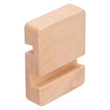 Phone Stand Wooden Compact Durable Universal Simple Stylish Modern Phone Holder for Home OfficeSquare Double Slot - Extra Image