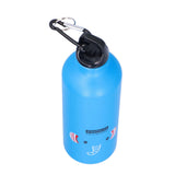 Kids Water Bottle Cute Cartoon 500ml Aluminum Insulated Water Bottle Sport Water JugBlue Elephant