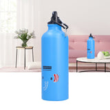 Kids Water Bottle Cute Cartoon 500ml Aluminum Insulated Water Bottle Sport Water JugBlue Elephant