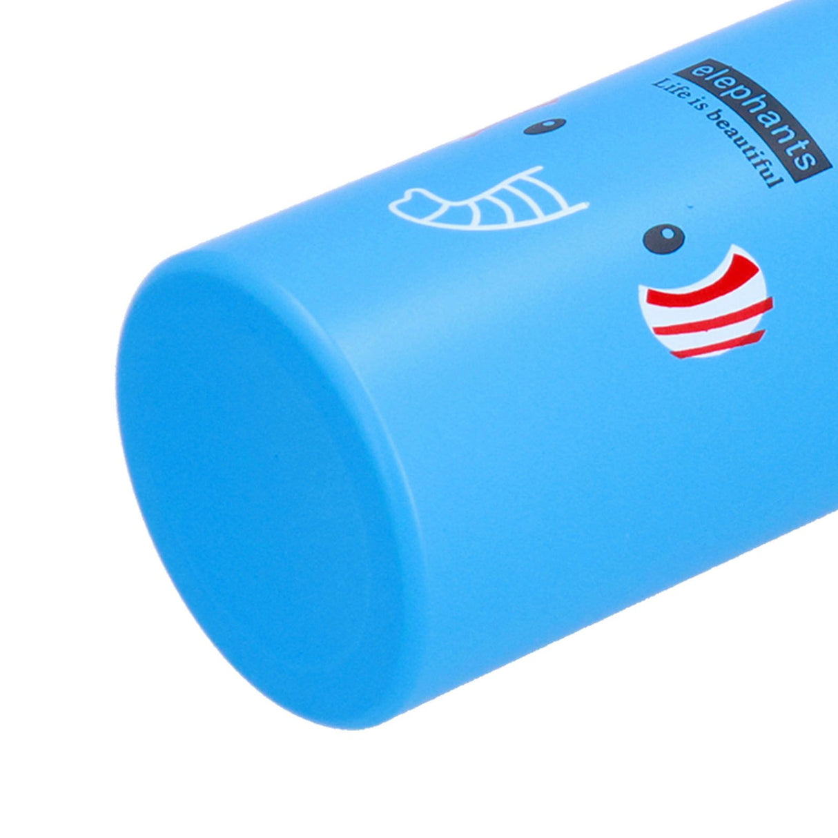 Kids Water Bottle Cute Cartoon 500ml Aluminum Insulated Water Bottle Sport Water JugBlue Elephant