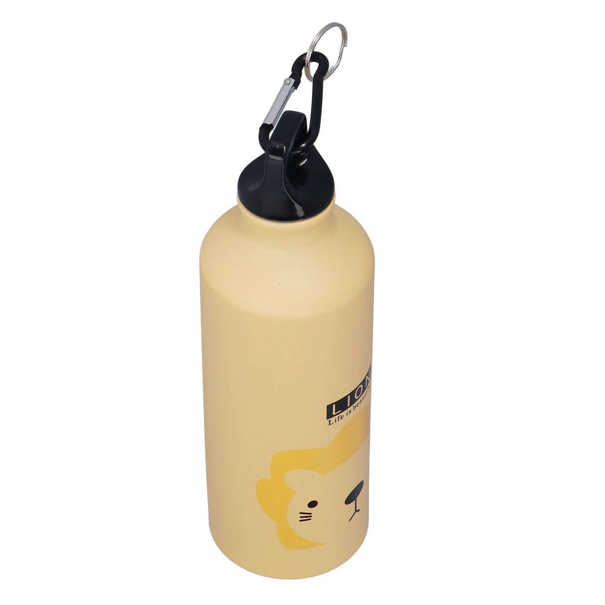 Kids Water Bottle Cute Cartoon 500ml Aluminum Insulated Water Bottle Sport Water JugYellow Lion