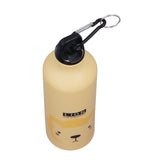 Kids Water Bottle Cute Cartoon 500ml Aluminum Insulated Water Bottle Sport Water JugYellow Lion