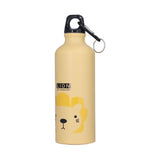 Kids Water Bottle Cute Cartoon 500ml Aluminum Insulated Water Bottle Sport Water JugYellow Lion - Close-Up Angle