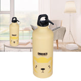 Kids Water Bottle Cute Cartoon 500ml Aluminum Insulated Water Bottle Sport Water JugYellow Lion - Extra Image