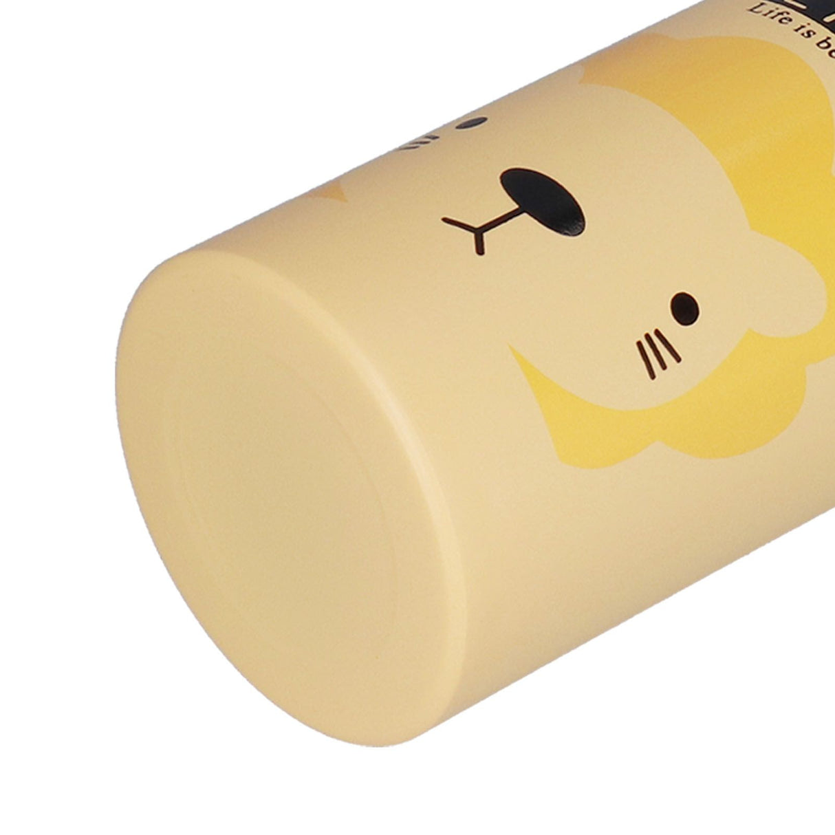 Kids Water Bottle Cute Cartoon 500ml Aluminum Insulated Water Bottle Sport Water JugYellow Lion