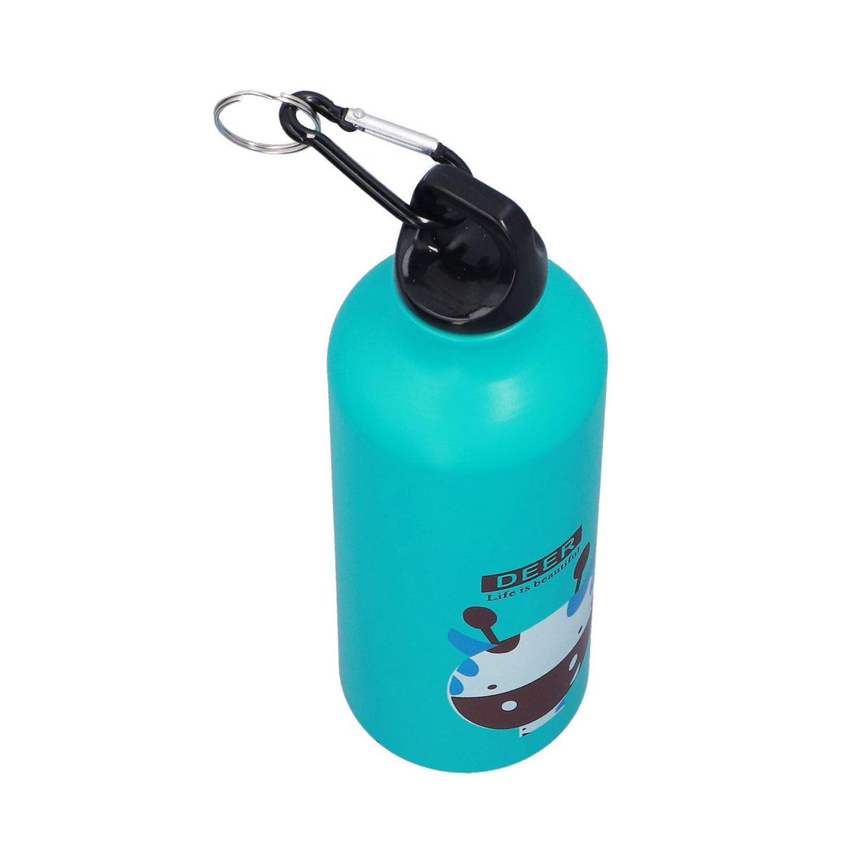 Kids Water Bottle Cute Cartoon 500ml Aluminum Insulated Water Bottle Sport Water JugGreen Deer