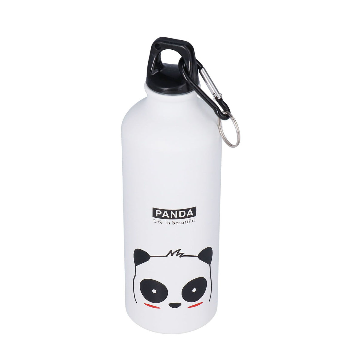 Kids Water Bottle Cute Cartoon 500ml Aluminum Insulated Water Bottle Sport Water JugWhite Panda