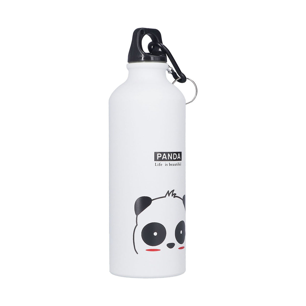 Kids Water Bottle Cute Cartoon 500ml Aluminum Insulated Water Bottle Sport Water JugWhite Panda