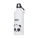 Kids Water Bottle Cute Cartoon 500ml Aluminum Insulated Water Bottle Sport Water JugWhite Panda