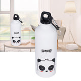 Kids Water Bottle Cute Cartoon 500ml Aluminum Insulated Water Bottle Sport Water JugWhite Panda