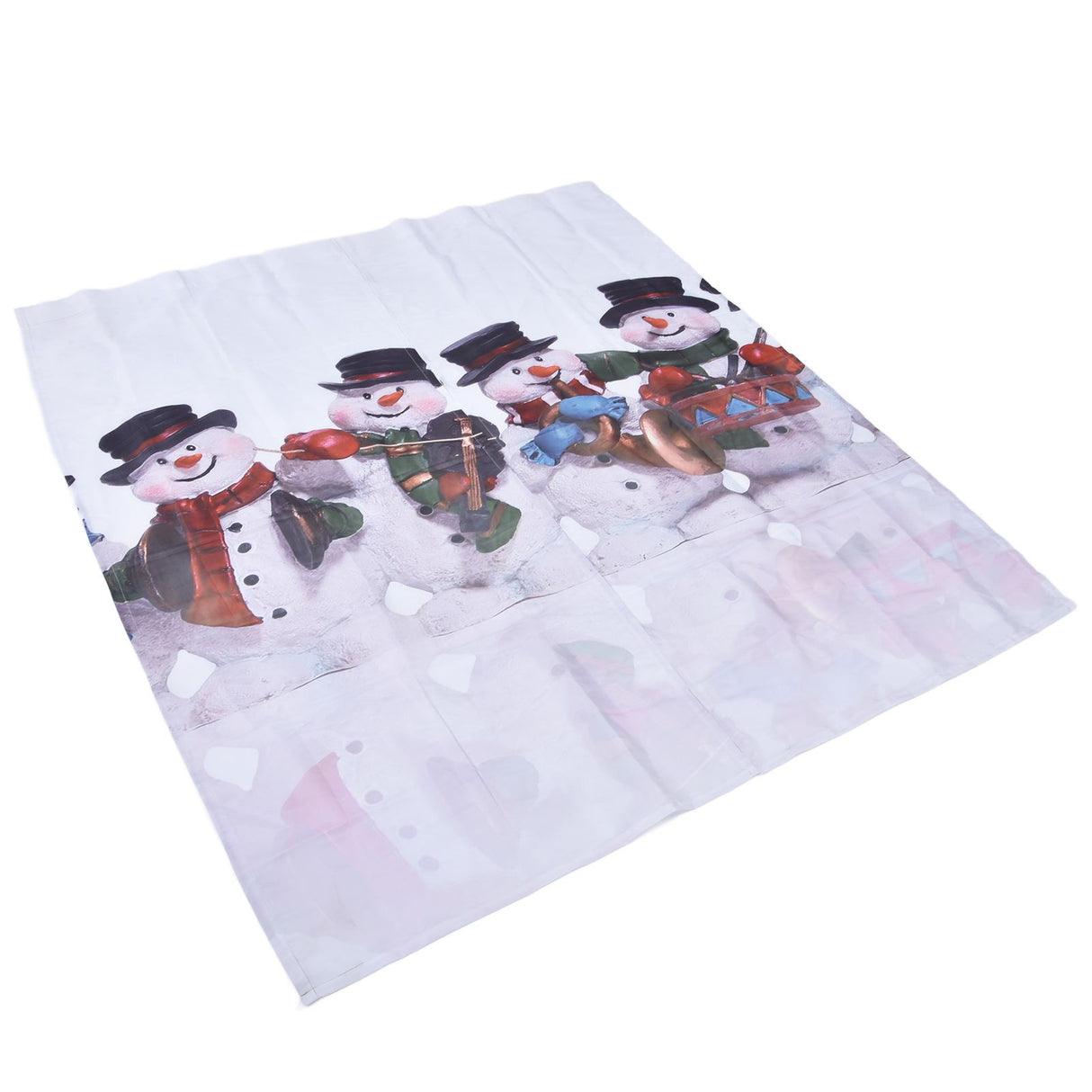 Digital Printing Blackout Curtain Snowman Pattern Blind Shade Window Drapes for Bedroom Living Room150x166cm Christmas Style 2