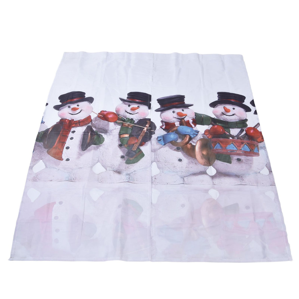 Digital Printing Blackout Curtain Snowman Pattern Blind Shade Window Drapes for Bedroom Living Room150x166cm Christmas Style 2