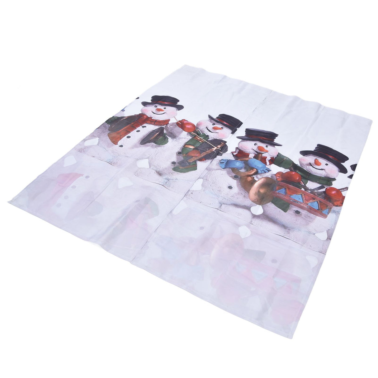Digital Printing Blackout Curtain Snowman Pattern Blind Shade Window Drapes for Bedroom Living Room150x166cm Christmas Style 2