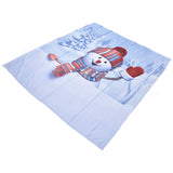 Digital Printing Blackout Curtain Snowman Pattern Blind Shade Window Drapes for Bedroom Living Room150x166cm Christmas Style 4 - 45-Degree Angle