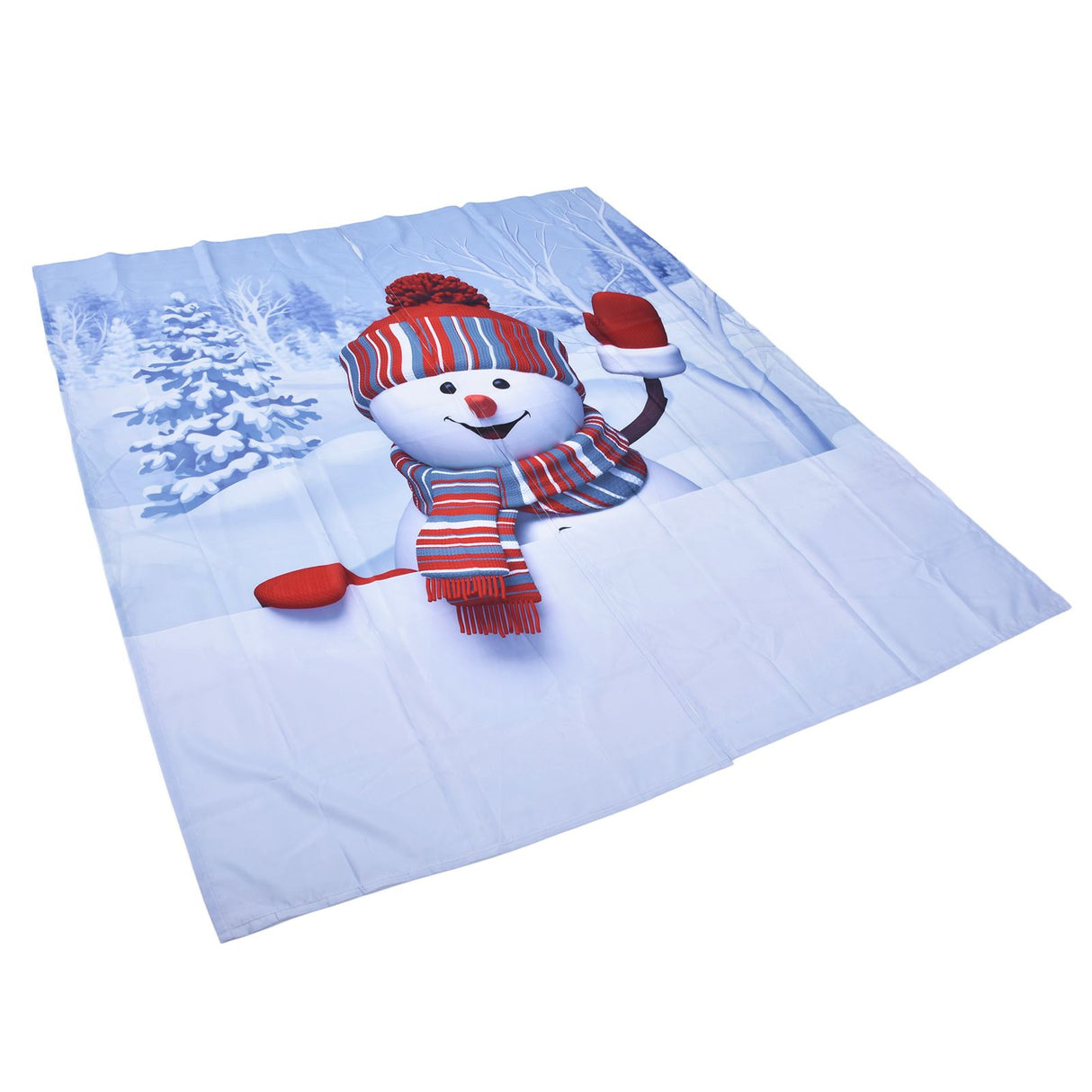 Digital Printing Blackout Curtain Snowman Pattern Blind Shade Window Drapes for Bedroom Living Room150x166cm Christmas Style 4