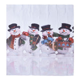 Digital Printing Blackout Curtain Snowman Pattern Blind Shade Window Drapes for Bedroom Living Room170x200cm Christmas Style 2